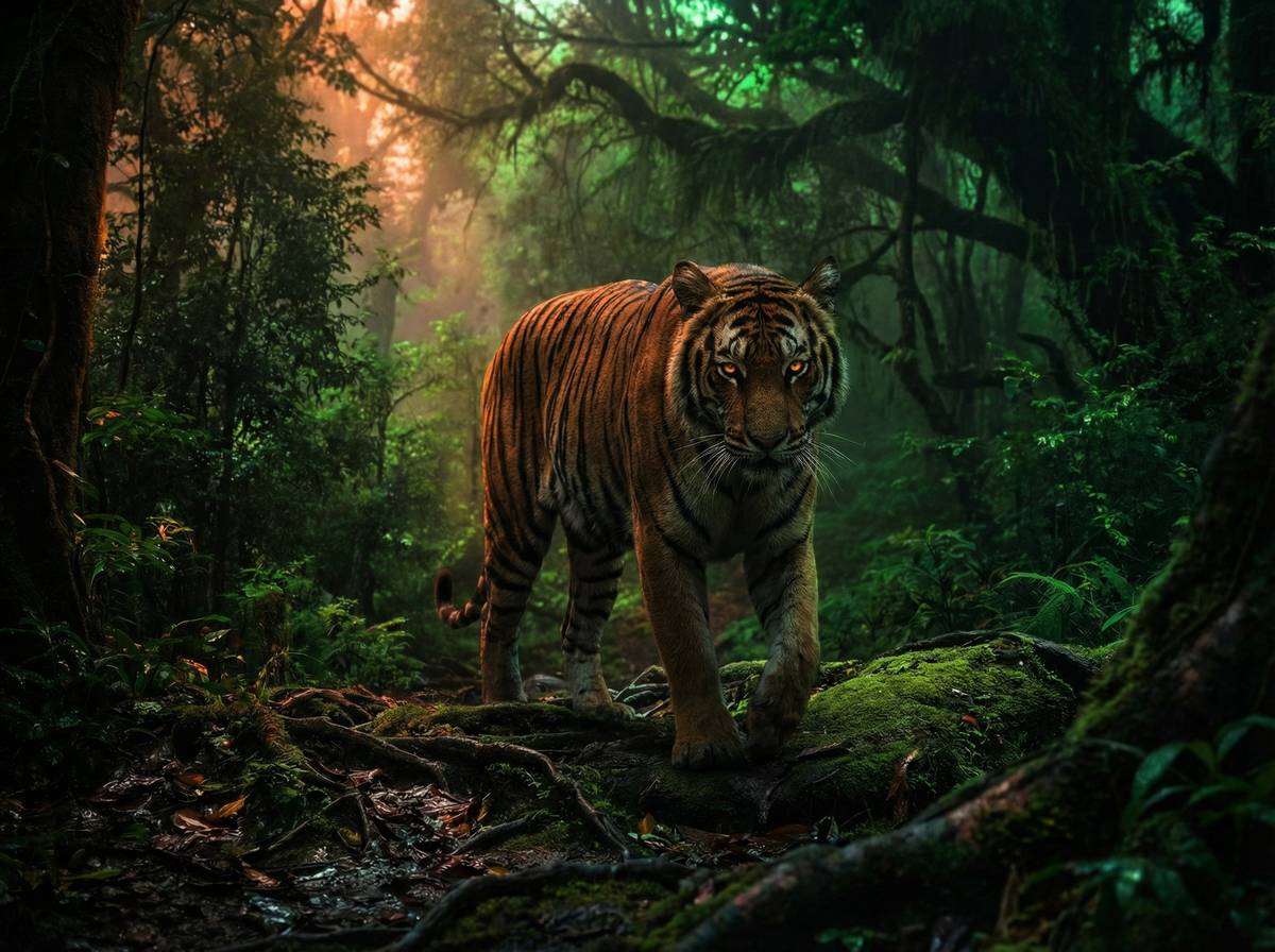 草莓视频蘑菇视频-孟加拉虎丛林巡视